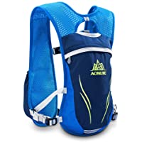 Win.Deeper 5.5L Mochila Hidratación Running Mochila Ligera Impermeable y Transpirable para Viajes- Senderismo- Camping…